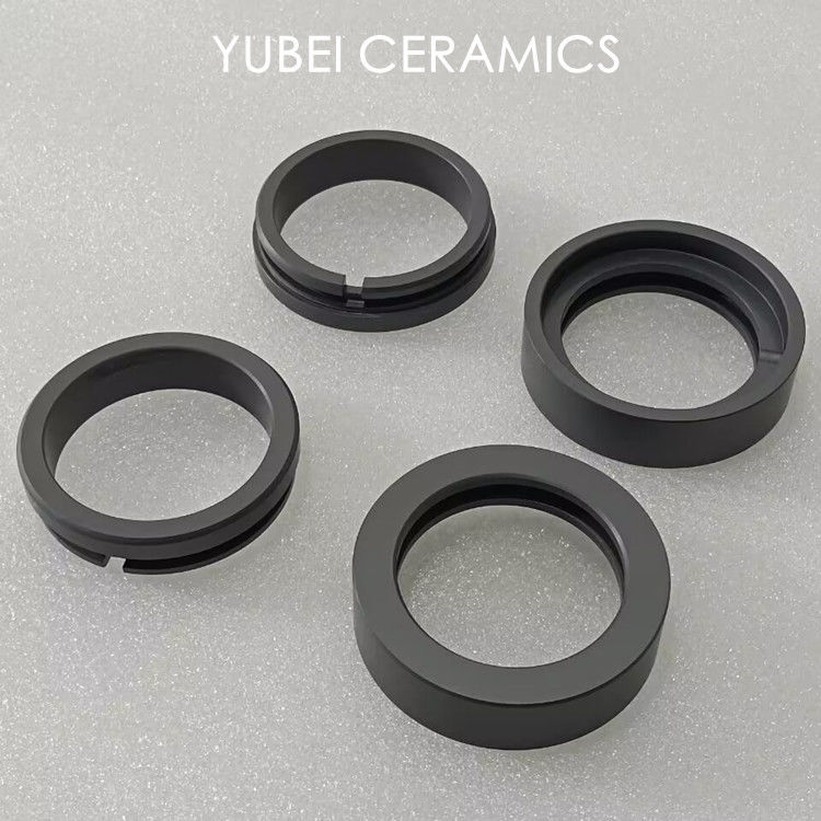 Black Sic Ceramic Rings for High Pressure Applications in Industrial Processing Equipment