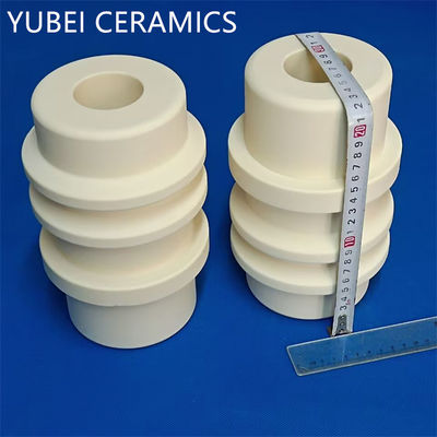 アルミナの陶磁器の糸の管99%のAl2O3アルミナの管1600℃の働く温度